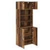 vidaXL Szafka do przechowywania Stare drewno 80 x 42,5 x 225 cm
