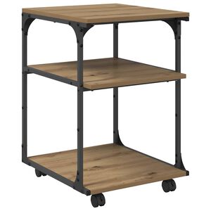 vidaXL Stojak na drukarkę Dąb rzemieślniczy 43 x 48 x 64 cm