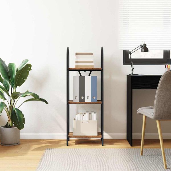 vidaXL P&oacute;łka na książki Stare drewno 40 x 30 x 109 cm