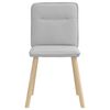 vidaXL Krzesła do jadalni 2 szt. Tkanina Cloud Grey