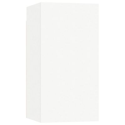 vidaXL 4-cz. zestaw szafek telewizyjnych, biały, płyta wiórowa