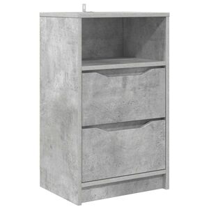 vidaXL Stolik nocny Betonowy szary 40 x 30 x 467 cm
