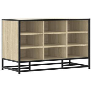 vidaXL Ławka z miejscem na buty, dąb sonoma, 84x40x53,5 cm