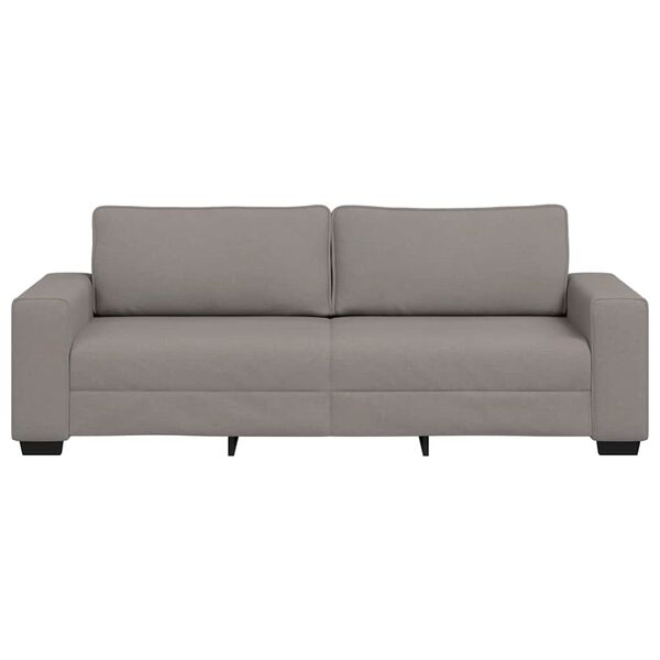 vidaXL Sofa 3-osobowa, kolor taupe, 180 cm, tkaniną