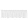 vidaXL Firanka Koronkowa z zasłonami Biały 80 x 500 cm Poliester