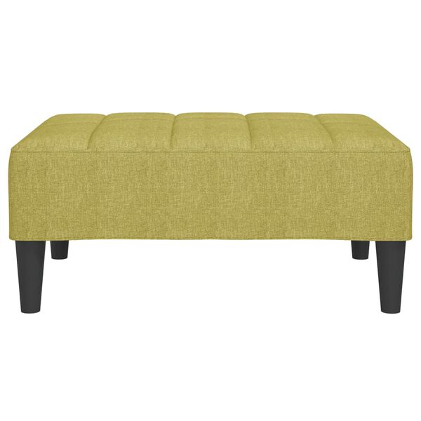 vidaXL Podn&oacute;żek, zielony, 78x56x32 cm, tapicerowany tkaniną