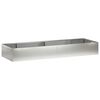 vidaXL Mur oporowy 8 szt. 300 x 100 x 40 cm Stal nierdzewna srebrny
