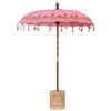 vidaXL Baliński Parasol z Bazą r&oacute;żowy 185 x 185 x 260 cm