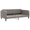 vidaXL Sofa z materacem do spania, kolor taupe, 100x200 cm, tkanina