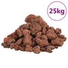 vidaXL Skała wulkaniczna, 25 kg, czerwona, 1-2 cm