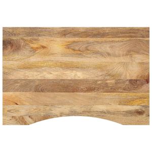 vidaXL Blat biurka, z wycięciem, 90x50x2,5 cm, surowe drewno mango