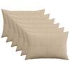 vidaXL Poszewka na poduszkę 6 pcs ALMELO Ciemnoszary 30 x 50 cm