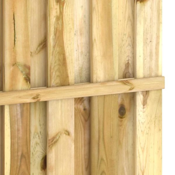 vidaXL Panel ogrodzeniowy, impregnowane drewno sosnowe, 180x170 cm