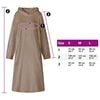 vidaXL Bluza-koc Camel l Flanela