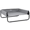 vidaXL Legowisko dla psa Jasnoszary 85 x 85 x 33 cm Stal