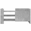 vidaXL Szafka pod TV, szarość betonu, 80x35x40 cm