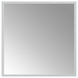 vidaXL Lustro łazienkowe LED przezroczysty 50 x 50 cm szkło hartowane