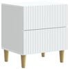 vidaXL Szafka Nocna Biały 43 x 34,5 x 48 cm Drewno inżynieryjne