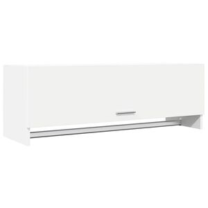 vidaXL Szafka, biała 100x32,5x35 cm, materiał drewnopochodny