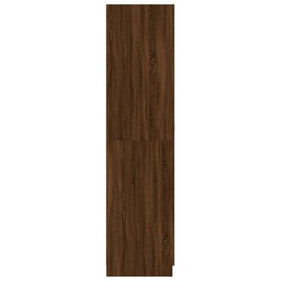 vidaXL Szafa, brązowy dąb, 90x52x200 cm, materiał drewnopochodny