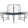 vidaXL Ławka Drzewna 4-Liczba miejsc 160 x 80 x 89 cm Stal