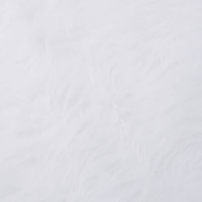 vidaXL Osłona pod choinkę, biała, 150 cm, sztuczne futro