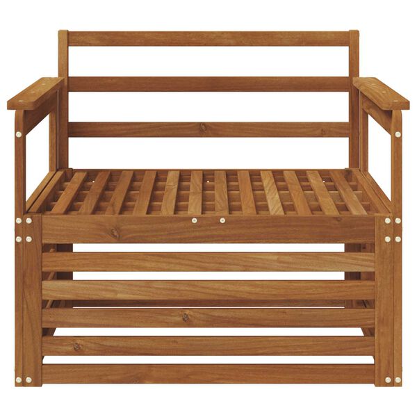 vidaXL 2 Sztuka Sofa z podłokietnikami Lite Drewno Akacji Naturalny