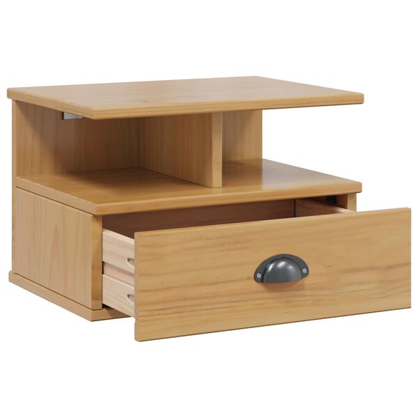 vidaXL Szafka Nocna z szufladą Hill Miodowy brąz 40 x 31 x 27 cm