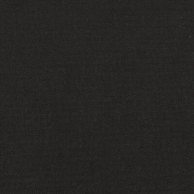 vidaXL Podnóżek, czarny, 60x60x36 cm, tkanina i ekoskóra