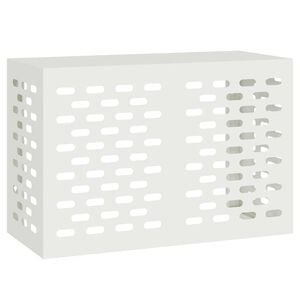 vidaXL Pokrywa do klimatyzatora Biały 90 x 40 x 60 cm Stal