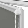 vidaXL Roleta zaciemniająca szara 105x130cm Szerokość tkaniny 100,7cm