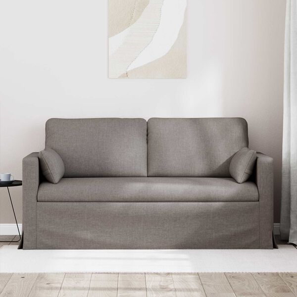 vidaXL Sofa Ciemnoszary