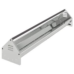 vidaXL Koryto do karmienia kurczak&oacute;w Srebrny 108 x 20,5 x 20 cm