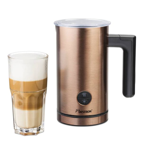 Bestron Spieniacz do mleka AMK1000CO, 550 W, miedziany