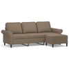 vidaXL 3-osobowa sofa z podn&oacute;żkiem, taupe, 180 cm, tkaniną