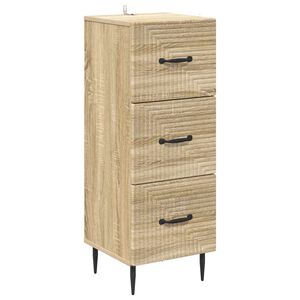 vidaXL Szafka z Szufladami dąb Sonoma 33 x 34,5 x 89,5 cm