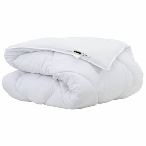 vidaXL Zimowa Kołdra 200 x 135 x 5 cm Zima Poliester Biały Oddychające