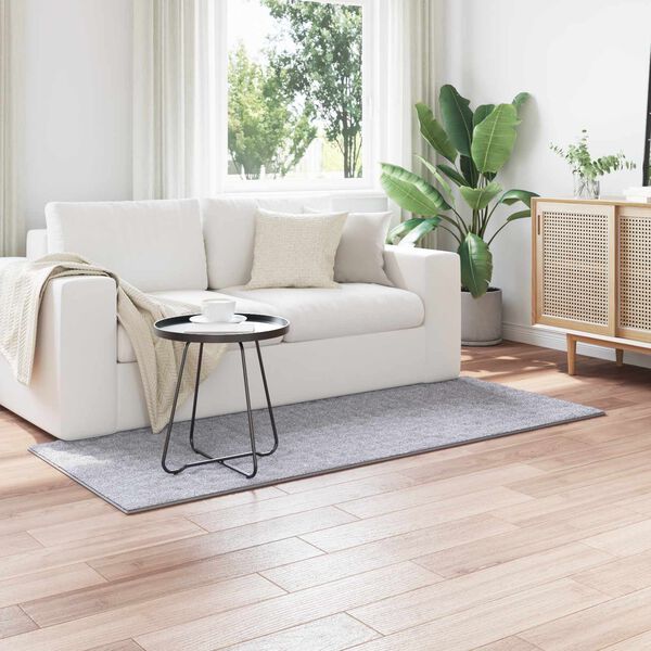 vidaXL Dywany pokojowe Prostokątny HUARTE Szary 200 x 80 cm Poliester