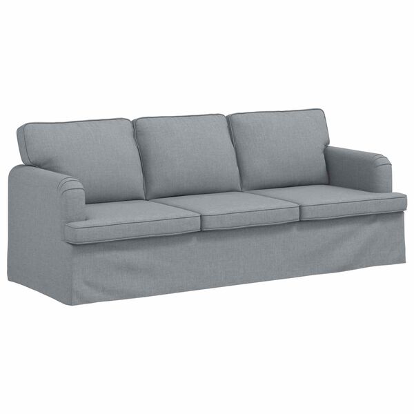 vidaXL Sofa Jasnoszary
