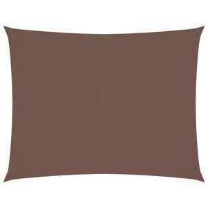 vidaXL Prostokątny żagiel ogrodowy, tkanina Oxford, 4x6 m, brązowy