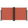 vidaXL Zwijana markiza boczna, terakota, 120x1000 cm
