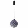 Luxform Lampa wisząca LED Ball Diamonds, na baterie, srebrna