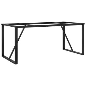 vidaXL Czworokątne nogi do stołu, 160x80x73 cm, stal