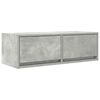 vidaXL Szafki RTV 2 szt. Beton Szary 80x31x25,5 cm Drewno klejone