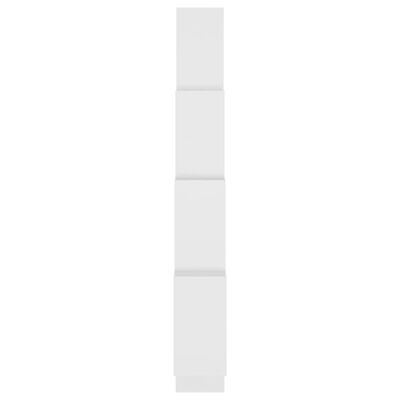 vidaXL Półka ścienna w formie kostek, biała, 90x15x119 cm, płyta
