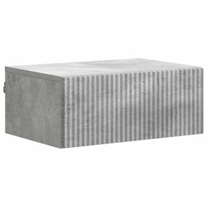 vidaXL Wisząca Szafka Nocna Betonowy szary 49 x 34,5 x 20 cm