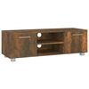 vidaXL Szafka pod TV, przydymiony dąb, 110x40x35 cm