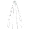 vidaXL Siatka lampek choinkowych, 150 zimnych białych diod LED, 150 cm