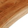 vidaXL Blat do stołu, 120x40x3,8cm, drewno akacjowe, naturalna krawędź