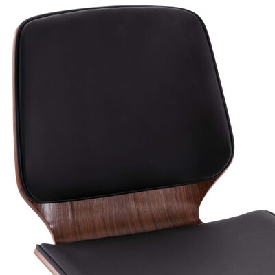 vidaXL Krzesła stołowe, 6 szt., czarne, sztuczna skóra